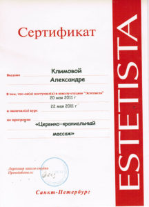 Сертификат Климова А. 6